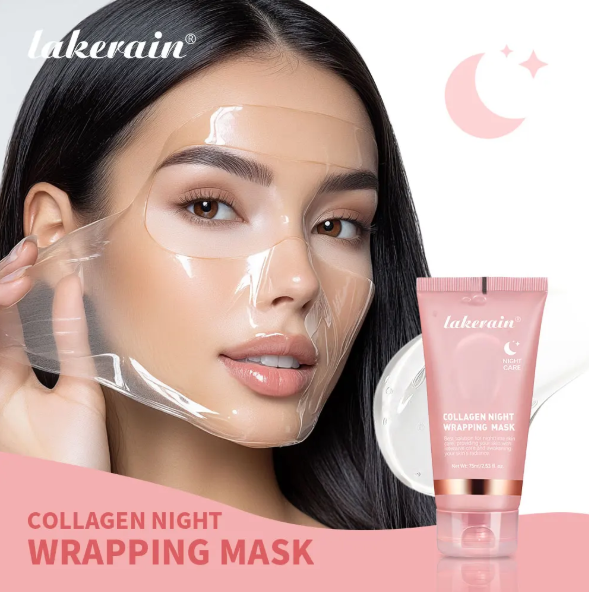 🌙 Masque de Nuit au Collagène – Lakerain® Offrez à votre peau un soin de nuit intensif pour un réveil éclatant ✨