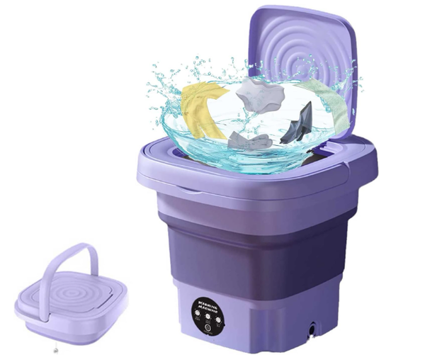 Mini Lave-linge Pliable – Lavez Facilement, Gagnez du Temps !