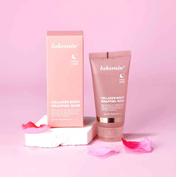 🌙 Masque de Nuit au Collagène – Lakerain® Offrez à votre peau un soin de nuit intensif pour un réveil éclatant ✨